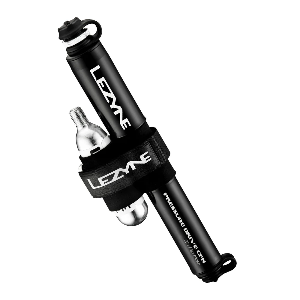 Lezyne Pressure Drive CFH 1x 16g inc Black/Hi Gloss